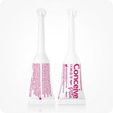 Conceive Plus Fertility Lubricant Combo Saver (IT) featuring front and back views of two 4g pre-filled applicators with Italian labeling, highlighting single-use design and CE medical device markings for fertility support.