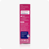 Conceive Plus Fertility Lubricant Combo Saver (IT) featuring 75ml fertility lubricant box side view in Italian, showing distributor details, quality assurance icons, pH guarantee, osmolarity values, and manufacturer contact information.