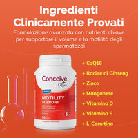 Fertility Pack Ovulation & Motility (IT) - Conceive Plus® Europe