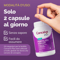 Women's Combo - Fertility Support + Applicators (IT) - Conceive Plus® Europe