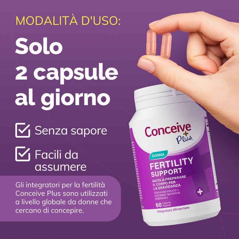 Women's Combo - Fertility Support + Applicators (IT) - Conceive Plus® Europe