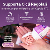 Women's Combo - Fertility Support + Applicators (IT) - Conceive Plus® Europe