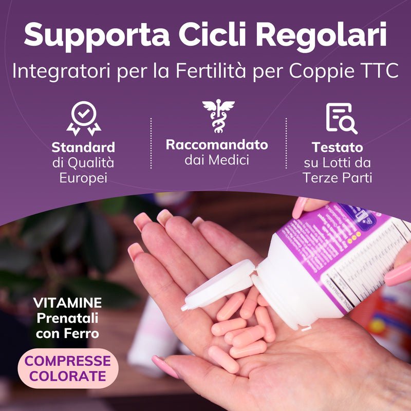Women's Combo - Fertility Support + Applicators (IT) - Conceive Plus® Europe