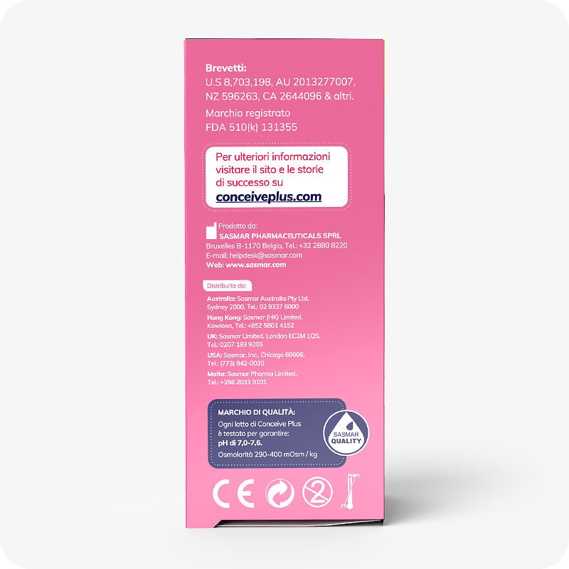 Fertility Lubricant Applicators (IT) - Conceive Plus Europe