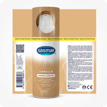 Sasmar Vanilla Flavor Personal Lubricant - Conceive Plus Europe